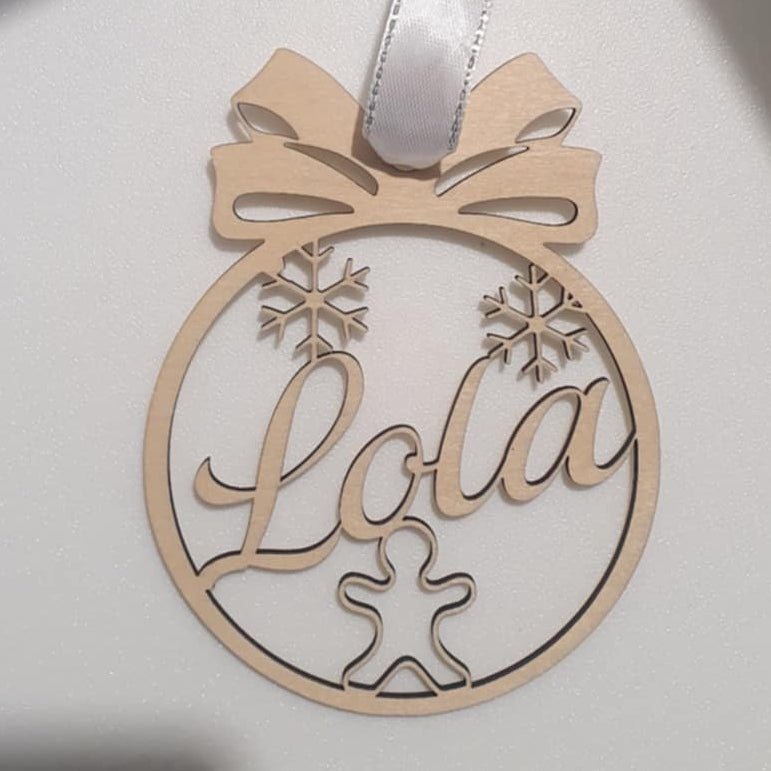 Boule de Noël personnalisée