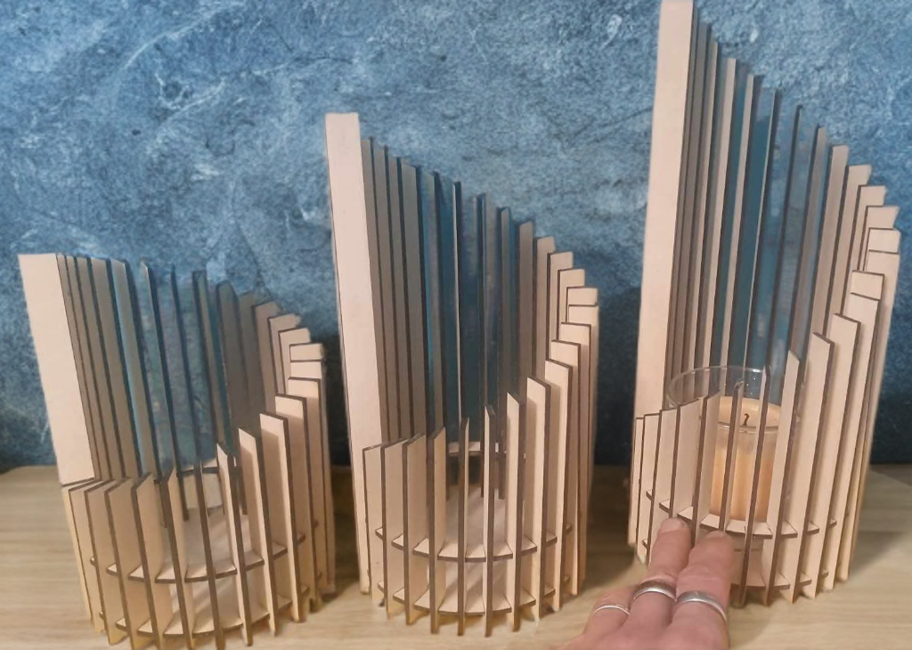 Photophore décoratif LED – 3 tailles au choix