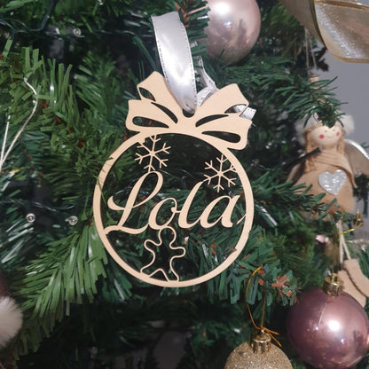 Boule de Noël personnalisée