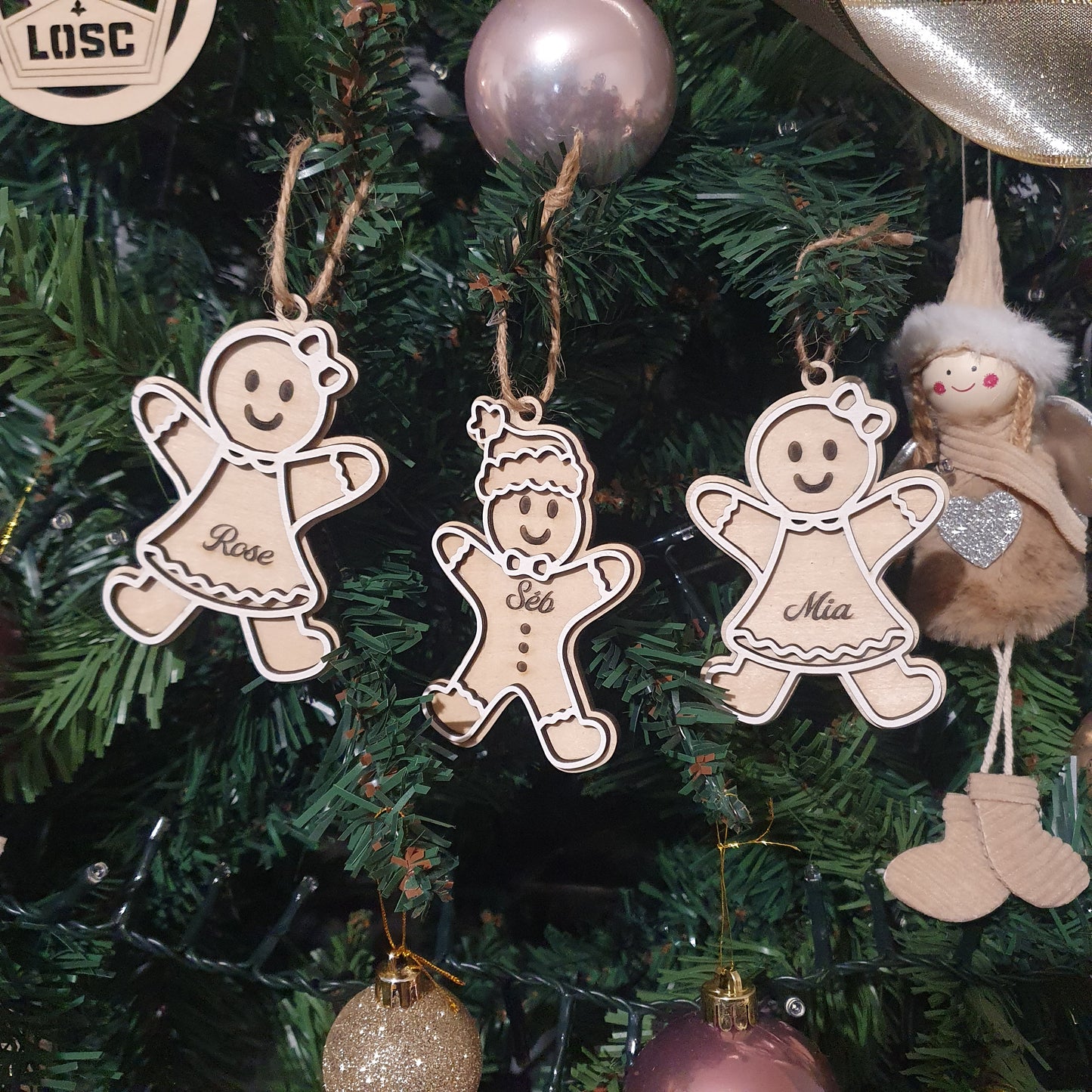 Suspension Pain d’Épices Personnalisée